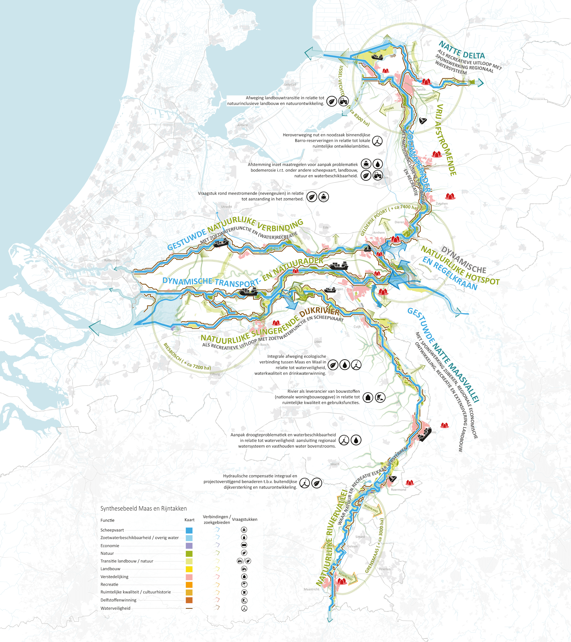 Kaarten voorkeursstrategie IJsselmeergebied